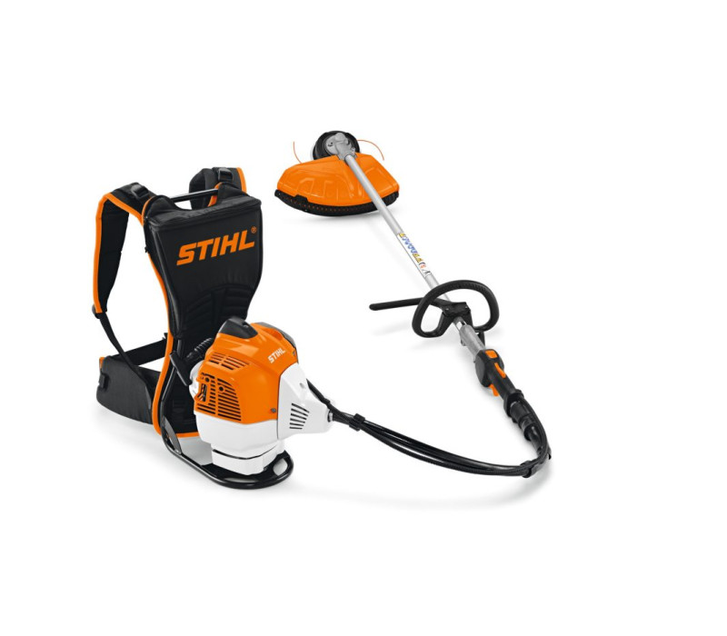 Débroussailleuse à dos cylindrée : 45cm3 +lame+tête fil+harnais FR 460 TC-EM STIHL